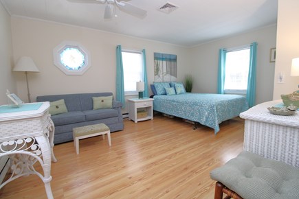 Wellfleet Cape Cod vacation rental - Primary With Queen and Pull Out Twin Sofa