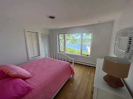 New Seabury, Mashpee Cape Cod vacation rental - Second Floor Bedroom with Queen Bed & water views