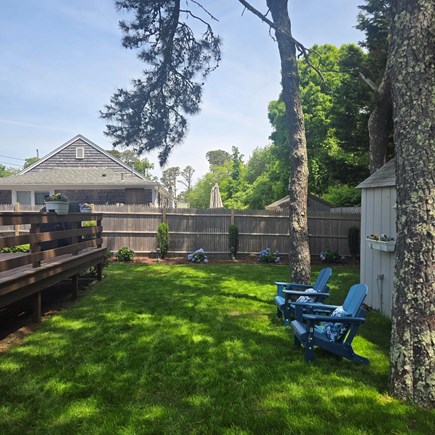 Dennis Port Cape Cod vacation rental - Fenced in back yard