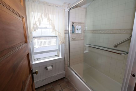 East Dennis Cape Cod vacation rental - Full bath shower & tub view