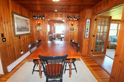 East Dennis Cape Cod vacation rental - Dining (off Kitch) open to den, TV rm or Living Rm