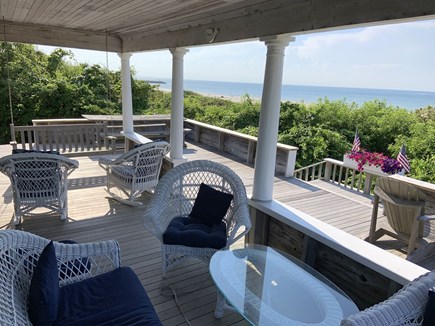 East Dennis Cape Cod vacation rental - Porch and deck to west