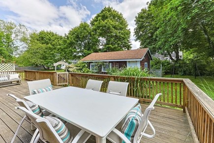 Pocasset Cape Cod vacation rental - Deck and backyard