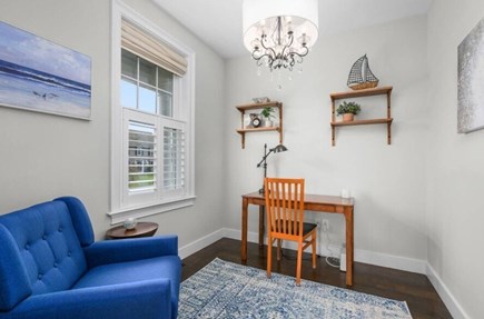 East Sandwich Cape Cod vacation rental - First floor office, 48-inch desk, cozy reading nook