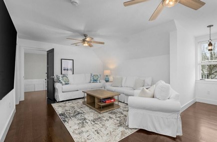 East Sandwich Cape Cod vacation rental - Upstairs den/game room/bonus room with large TV