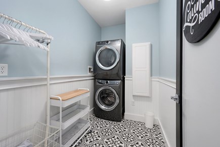 East Sandwich Cape Cod vacation rental - First floor laundry with drop down ironing board