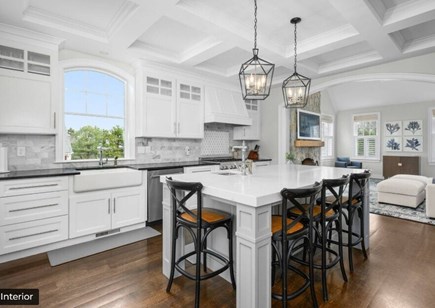 East Sandwich Cape Cod vacation rental - Gourmet kitchen with large island and walk-in pantry.