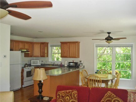 South Chatham Cape Cod vacation rental - Kitchen and dining room (table seats 6)