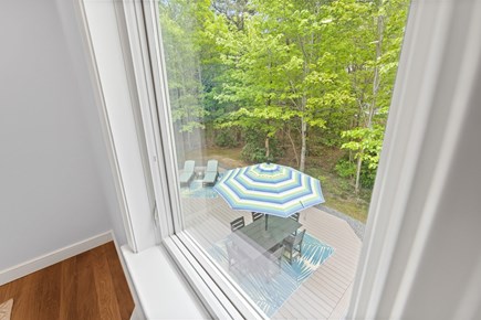 Dennis Cape Cod vacation rental - Deck view from primary bedroom