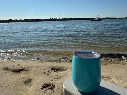 East Falmouth Cape Cod vacation rental - Private backyard beach on Great Pond!