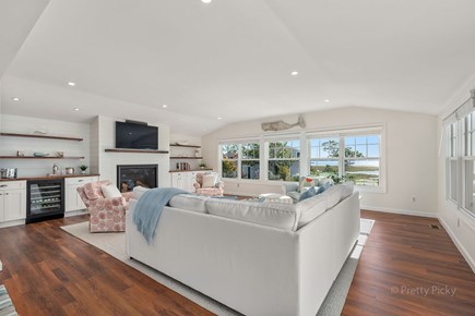 West Yarmouth Cape Cod vacation rental - Big enough living area to watch the game with the family.