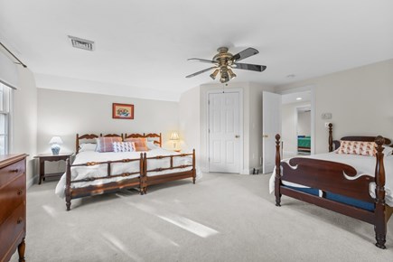 Barnstable Cape Cod vacation rental - Guest Bedroom #1 - King Bed with 2-twin beds