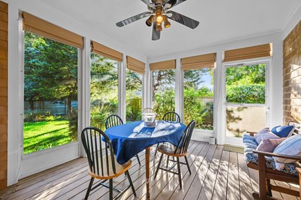 Barnstable Cape Cod vacation rental - Great porch for having dinner