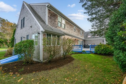 Barnstable Cape Cod vacation rental - Back deck has additional dining