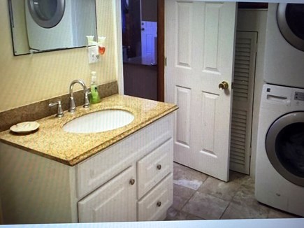 South Yarmouth Bass River Cape Cod vacation rental - Bathroom with  washer dryer