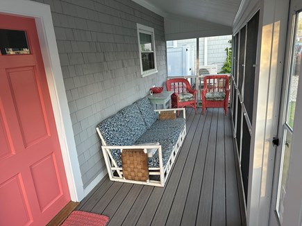 Harwich Port Cape Cod vacation rental - New deck and screened in front porch