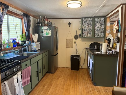 East Wareham MA vacation rental - Upgraded stainless steel refrigerator, gas stove, microwave,