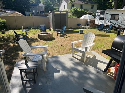 East Wareham MA vacation rental - Off the back door for coffee and a book in Am