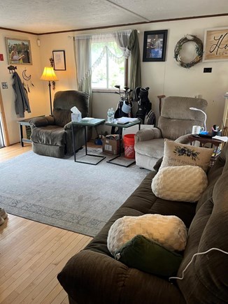 East Wareham MA vacation rental - Living room, Storm doors ( both front and back)