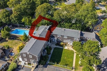 Dennis Cape Cod vacation rental - Our townhome is a spacious 1,700 sq feet and overlooks the pool