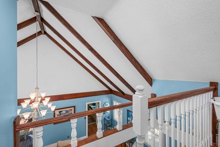 Centerville Cape Cod vacation rental - Balcony over looking livingroom from second floor