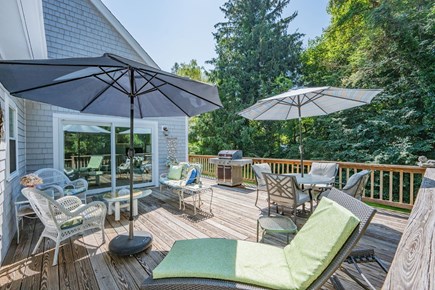 Centerville Cape Cod vacation rental - Deck with grill and outdoor seating