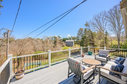 Eastham Cape Cod vacation rental - Second floor balcony with view of the front yard