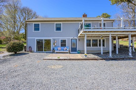 Eastham Cape Cod vacation rental - View of the front patio and balcony