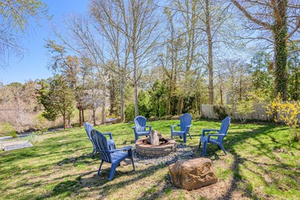 Eastham Cape Cod vacation rental - Firepit located in backyard