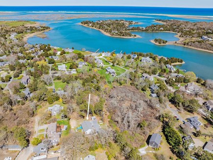 Eastham Cape Cod vacation rental - Aerial of property and nearby cove