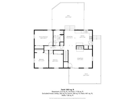 Eastham Cape Cod vacation rental - Second floor plan