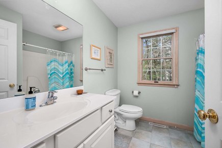 Dennis Cape Cod vacation rental - Bathroom 1: Full with shower and tub - main floor