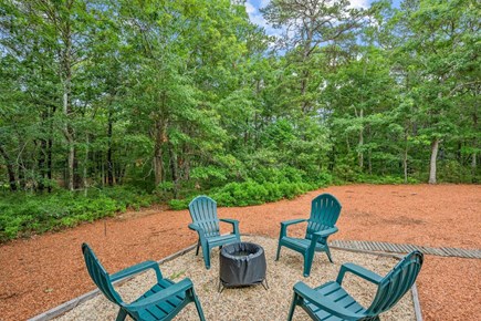 Dennis Cape Cod vacation rental - Firepit in backyard