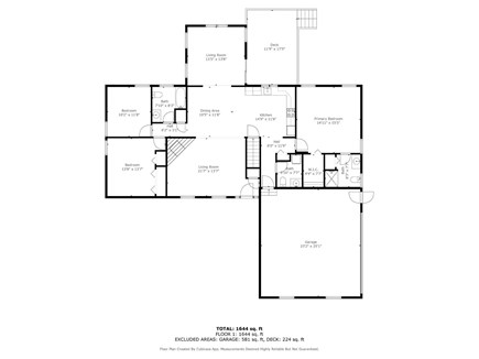 Dennis Cape Cod vacation rental - Floor plan