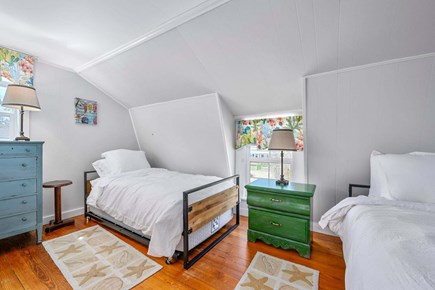 Osterville Cape Cod vacation rental - Bedroom 3 - 2 Trundle beds - 4 Twins - Second floor