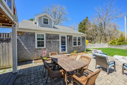 Osterville Cape Cod vacation rental - Outdoor dining table, ideal for meals and gatherings in the fresh air