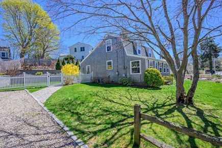 Osterville Cape Cod vacation rental - Stone driveway on both sides with parking for up to three cars comfortably