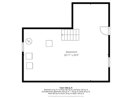 Osterville Cape Cod vacation rental - Basement Floorplan