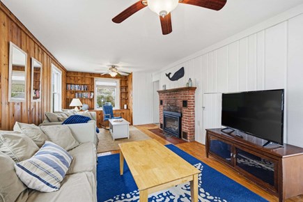 Bourne, Buzzards Bay Cape Cod vacation rental - Living room with two sofas and a TV