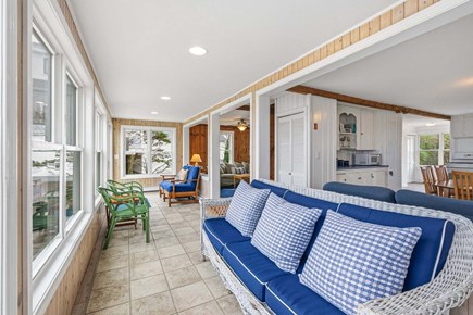 Bourne, Buzzards Bay Cape Cod vacation rental - Sunroom with comfortable seating options