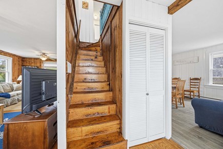 Bourne, Buzzards Bay Cape Cod vacation rental - Stairs leading to the upstairs level