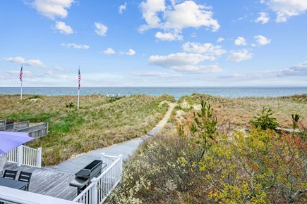 Bourne, Buzzards Bay Cape Cod vacation rental - View of the water from the balcony, offering a peaceful  and relaxing elevated vantage point to enjoy the surrounding scenery