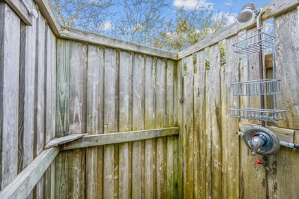 Bourne, Buzzards Bay Cape Cod vacation rental - Outdoor shower offering a convenient space to rinse off