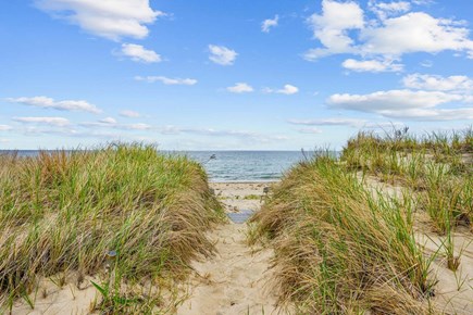Bourne, Buzzards Bay Cape Cod vacation rental - Walkway leading to the beach