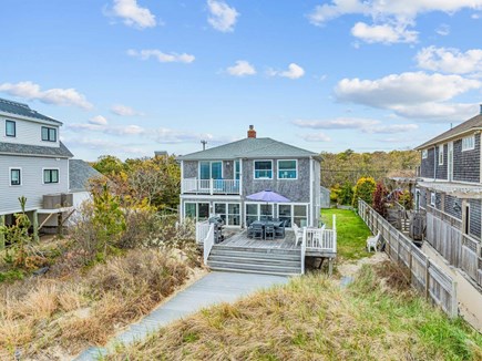 Bourne, Buzzards Bay Cape Cod vacation rental - View of the back deck