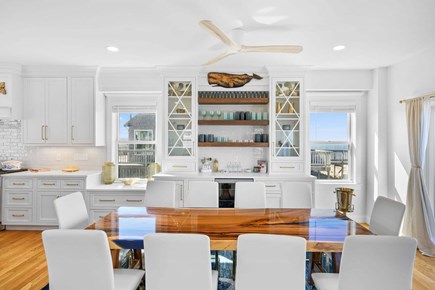 East Sandwich Cape Cod vacation rental - Dining Area and Bar fridge