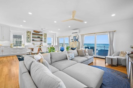 East Sandwich Cape Cod vacation rental - Living room with comfy couch