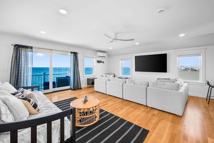 East Sandwich Cape Cod vacation rental - 3rd Floor living area with views of Cape Cod Bay