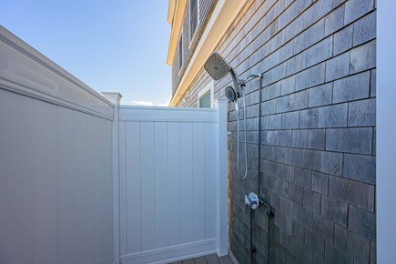 East Sandwich Cape Cod vacation rental - Full enclosed outdoor shower with hot/cold water