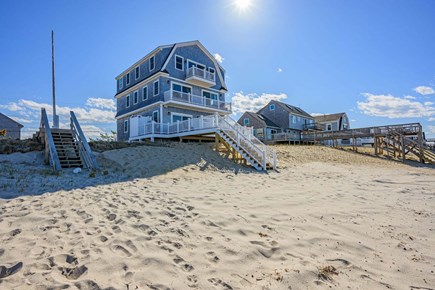 East Sandwich Cape Cod vacation rental - View of property from beach